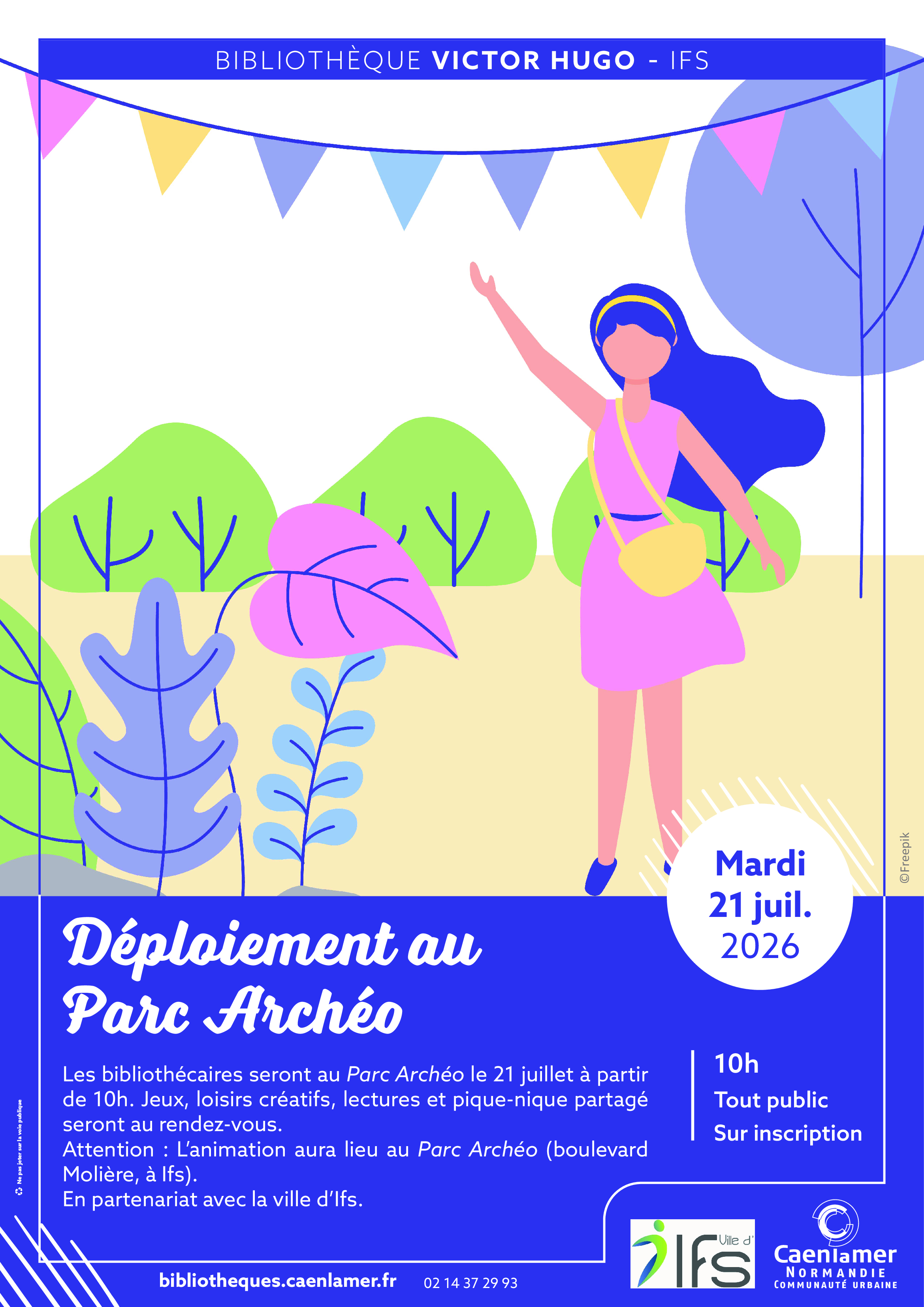 Déploiement au Parc Archéo le 21 juillet à 10h