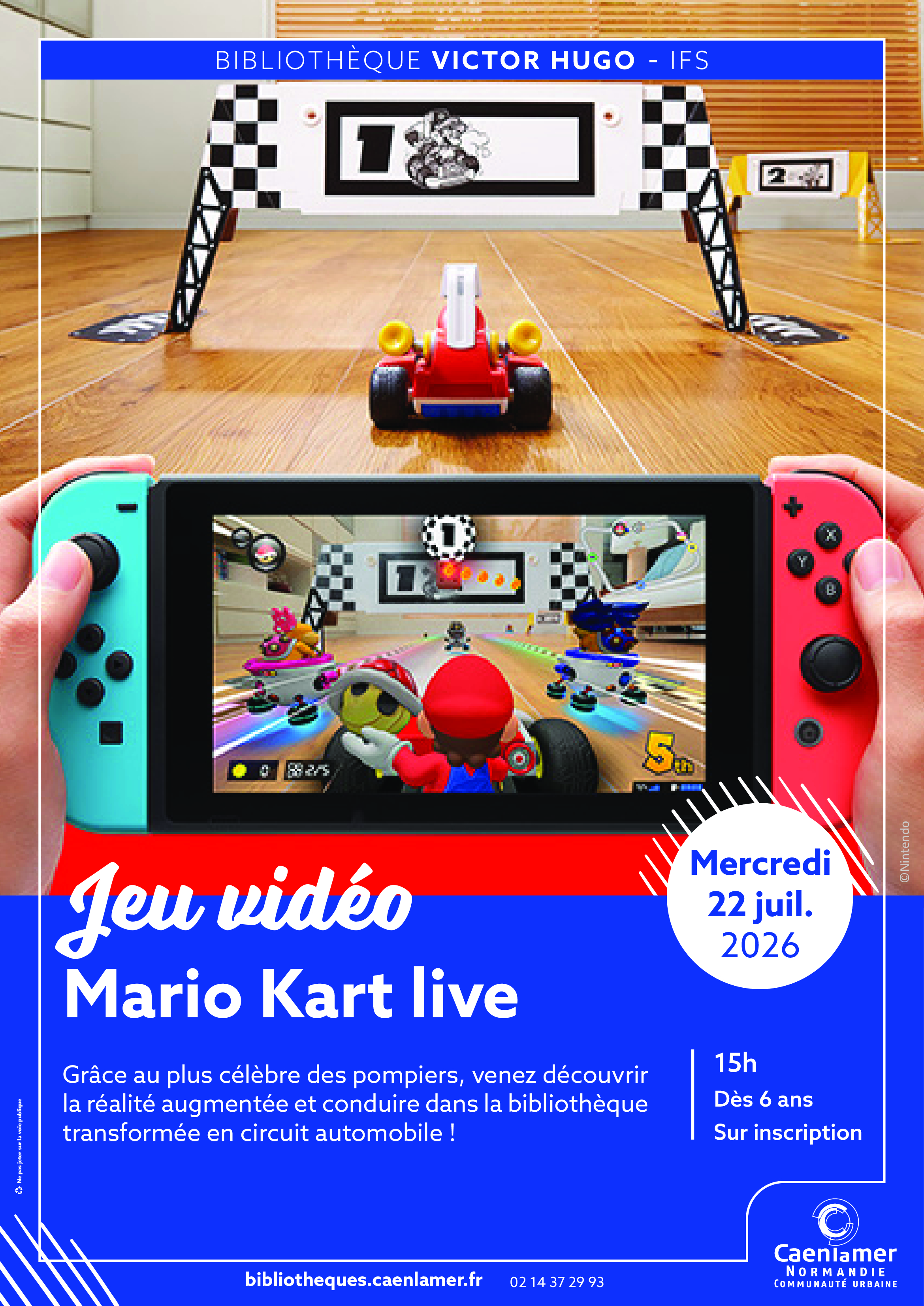 Jeu vidéo : Mario Kart live le 22 juillet 2026 à 15h