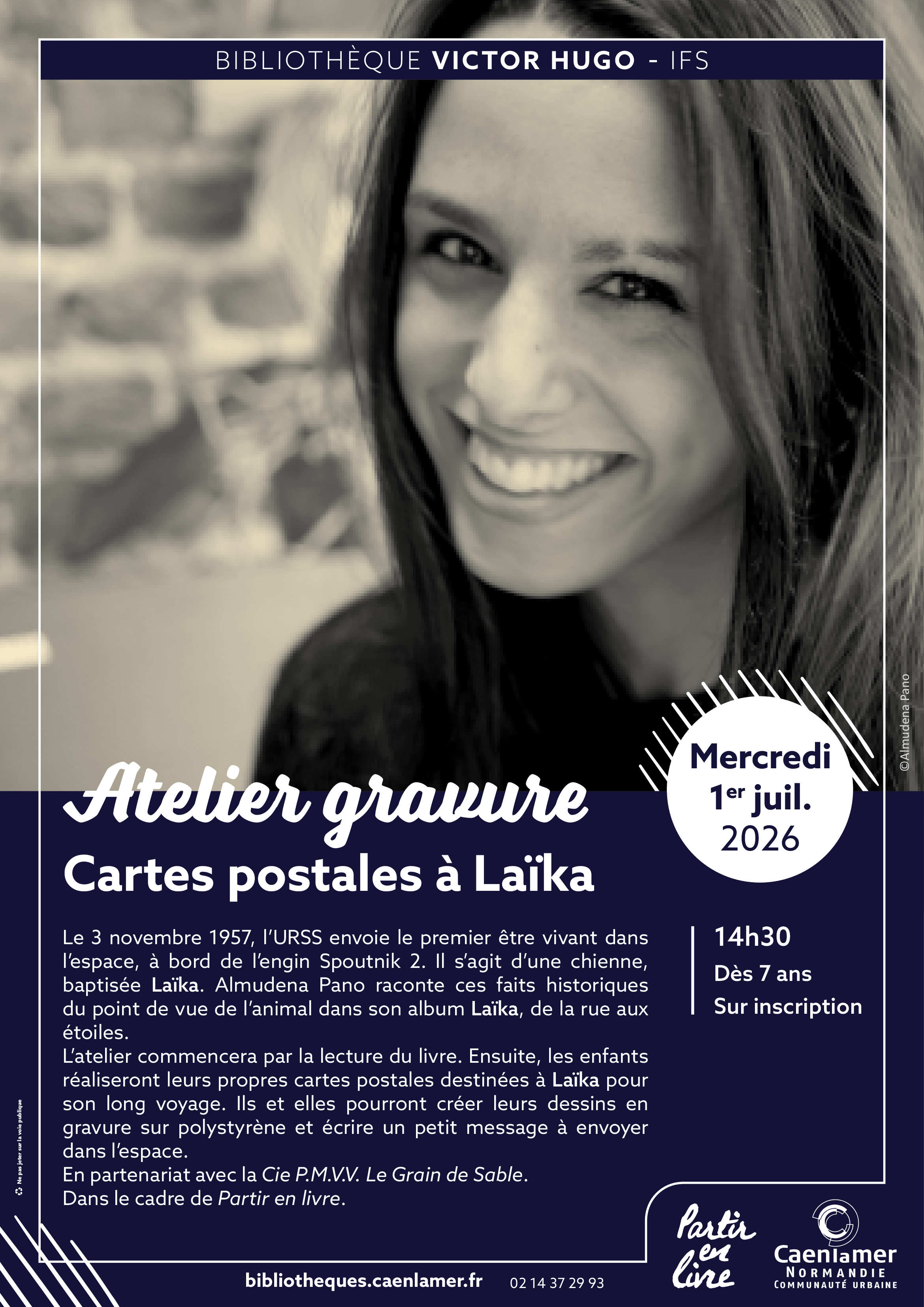 Atelier gravure : cartes postales à Laïka le 1er juillet à 14h30