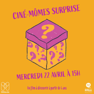 Ciné-mômes suprise le mercredi 22 avril à 15h à partir de 4 ans. Inscription au 02 31 35 66 20.