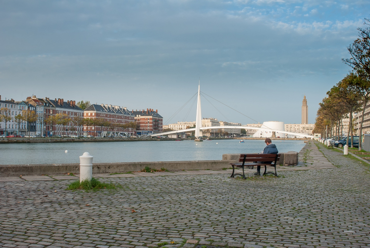 Bassin et quai, Le Havre, Pixabay