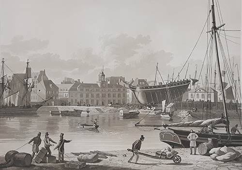 Excursion sur les côtes et dans les ports de Normandie, par J. N. Lefebvre-Duruflé, 1823 (FN C 332)