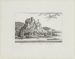 1re vue du Chateau-Gaillard des Andelys en hte Normandie | Langlois, Eustache-Hyacinthe (1777-1837)