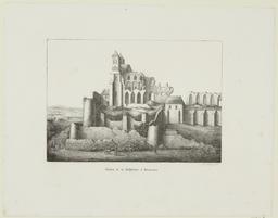Ruines de la cathédrale d'Avranches | Thierry frères - lithographes