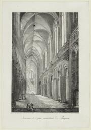 Intérieur de l'église cathédrale de Bayeux | Engelmann, Godefroy (1788-1839)