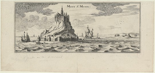 Mont St Michel | Merian, Kaspar (1627-1686)