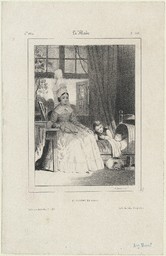 [Famille de Saint en Caux] | Lessore, Emile Aubert (1805-1876)