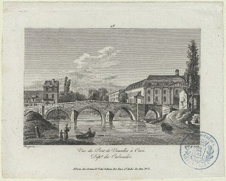 Vue du pont de Vaucelles à Caen Dept du Calvados | Baugean, Jean-Jérôme (1764-1819)