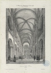 Intérieur de l'église St Etienne à Caen | Asselineau, Léon-Auguste (1808-1889)