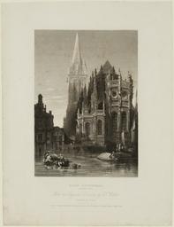 Caen Cathedral Normandy [St Pierre] | Tingle, James (1801-1858)