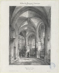 Chapelle de la Vierge, église St Pierre à Caen | Mansson, Théodore-Henri (1811-1850)
