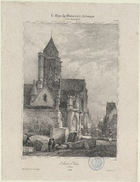 St Etienne le Vieux à Caen | Jacottet, Louis-Julien (1806-1880)