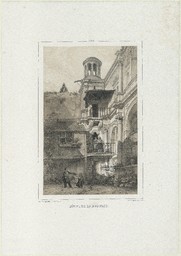 Caen : Hôtel de la Monnaie : [escalier] | Thorigny, Félix (1823-1870)