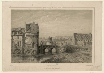 Arrondissement de Pont-l'Évêque, château de Reux | Thorigny, Félix (1823-1870)