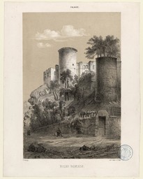 Falaise vieux donjon | Thorigny, Félix (1823-1870)