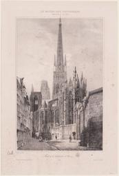 Abside de la cathédrale de Rouen | Bachelier, Charles-Claude (18..-19..)