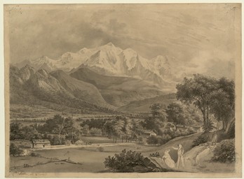 [Paysage de montagne] | Louis, Lottier (1815-1892)