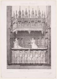 Cathédrale de Rouen : tombeau du Cardinal d'Amboise | Bachelier, Charles-Claude (18..-19..)