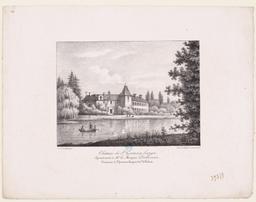 Château de Saint Germain Langot : appartenant au Marquis Albert d'Oilliamson : commune de Saint Germain Langot : arrondissement de Falaise | 