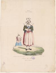 Femme de pêcheur : Ancien costume | Motte, Charles Étienne Pierre (1785-1836)