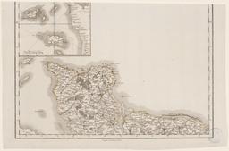 Gouvernement de Normandie. Nord-Ouest de la Manche et du Calvados. Carte | Tardieu, Pierre-François (1711-1771)