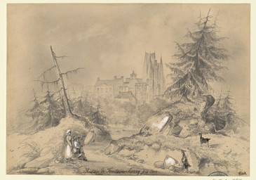 Château de Fontaine-Henry près Caen | Lenourrichel, Constant-Edouard (1803-1869)