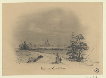 Vue d'Argentan | Lonlay, Eugène de (1815-1866)