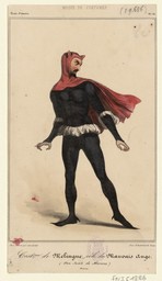 Costme [costume] de Mélingue, rôle du Mauvais Ange (Don Juan de Marana) | 