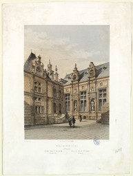 Hôtel le Valois, à Caen (France) = Hôtel Valois in Caen (Frankreich) = Valois House at Caen (France) | Stroobant, François (1819-1916)