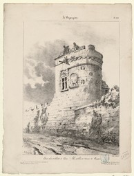 Tour des soldats à Caen = The Soldier's tower to Caen | Benard (17..-18.. ; lithographe)