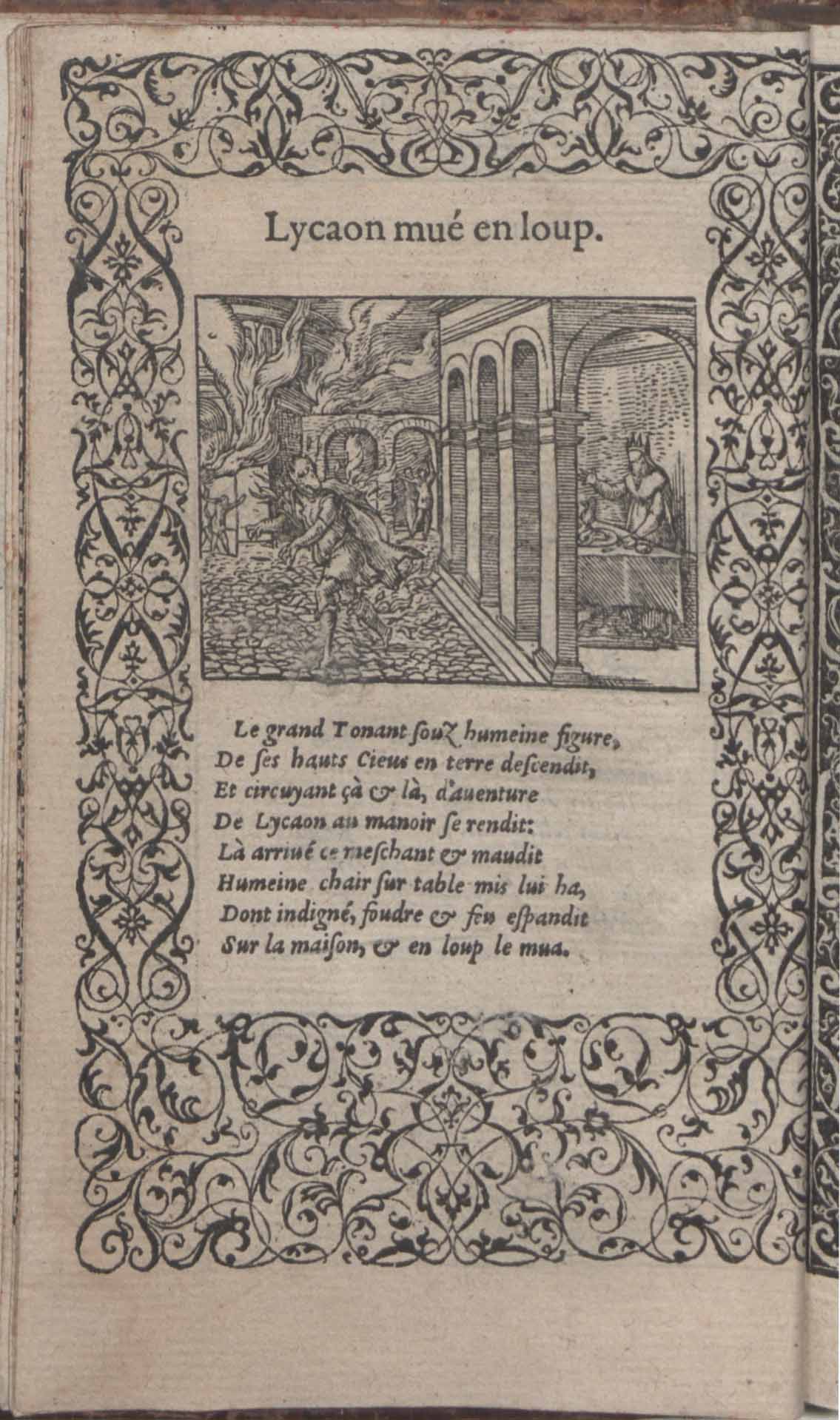 La Métamorphose d'Ovide figurée, 1564 - RES A 103