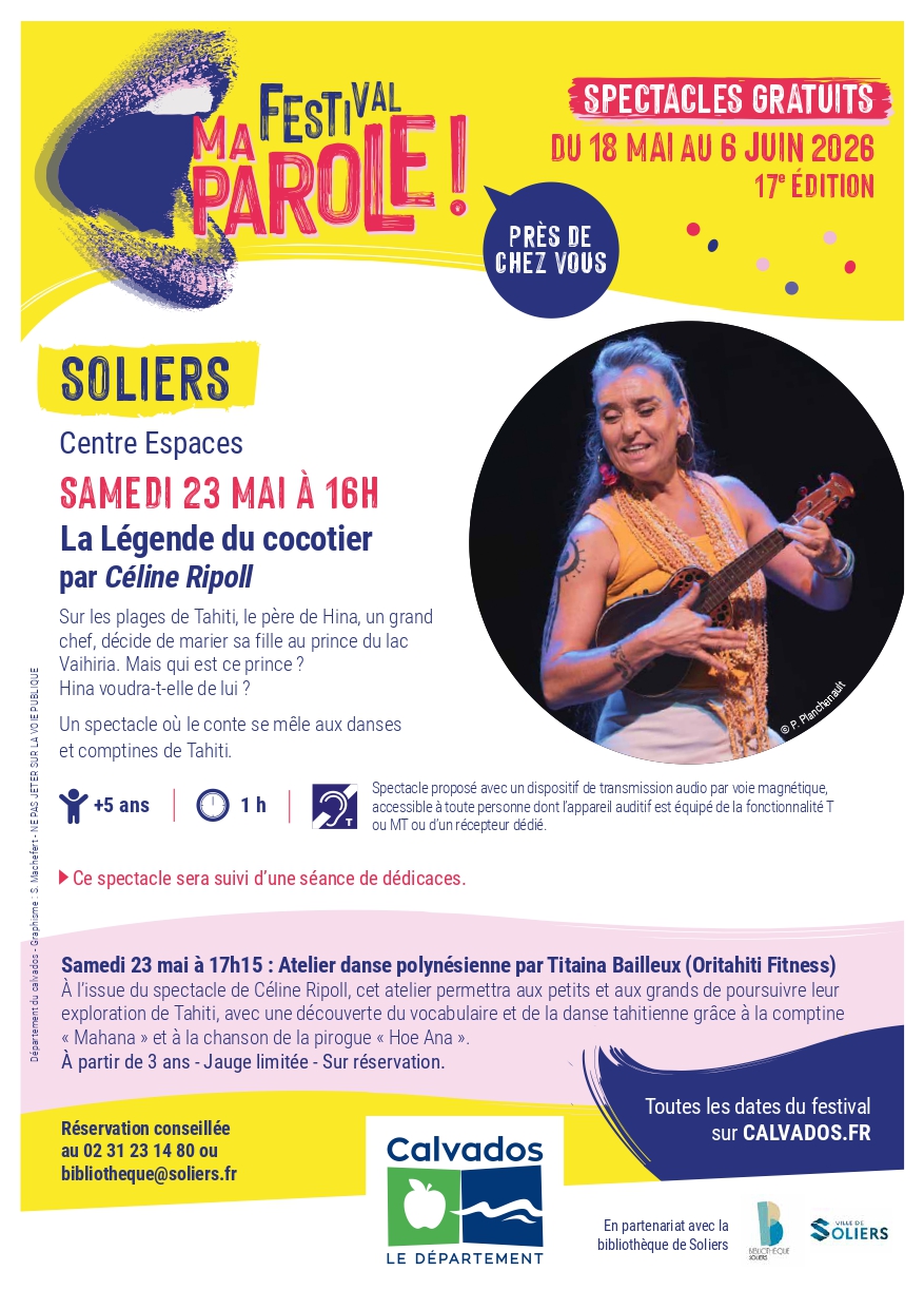 Spectacle "La légende du cocotier" (Festival "Ma Parole !") | 