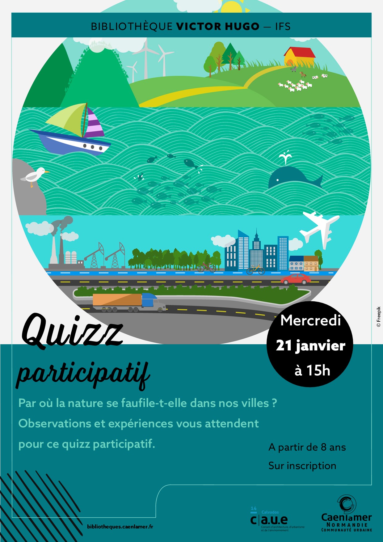 Quizz participatif : Un poisson sur le bitume | 
