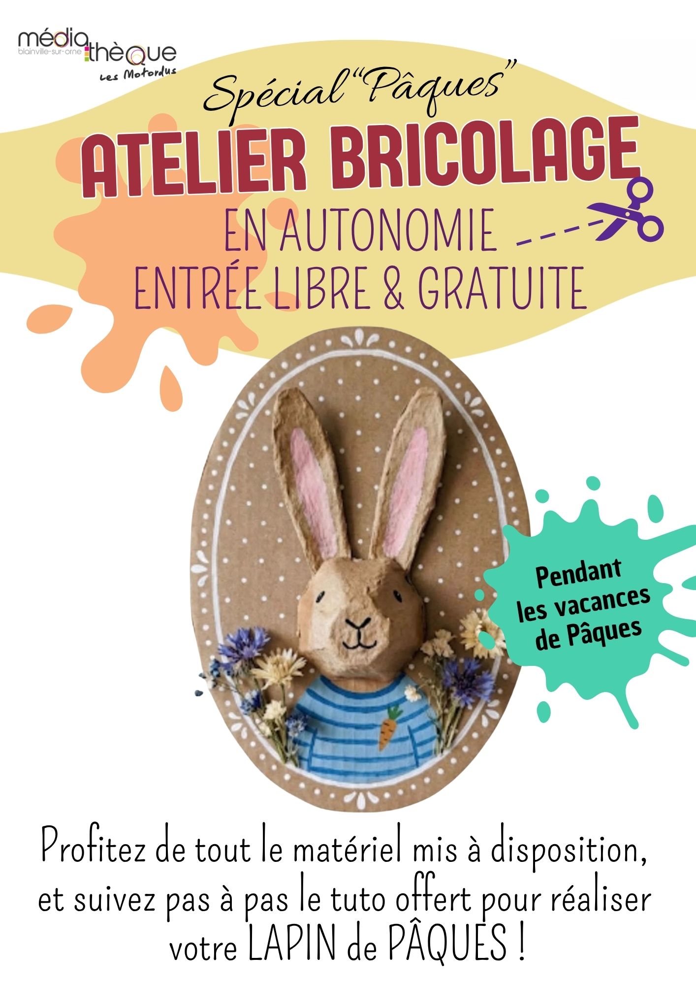 Atelier bricolage - spécial lapin | 