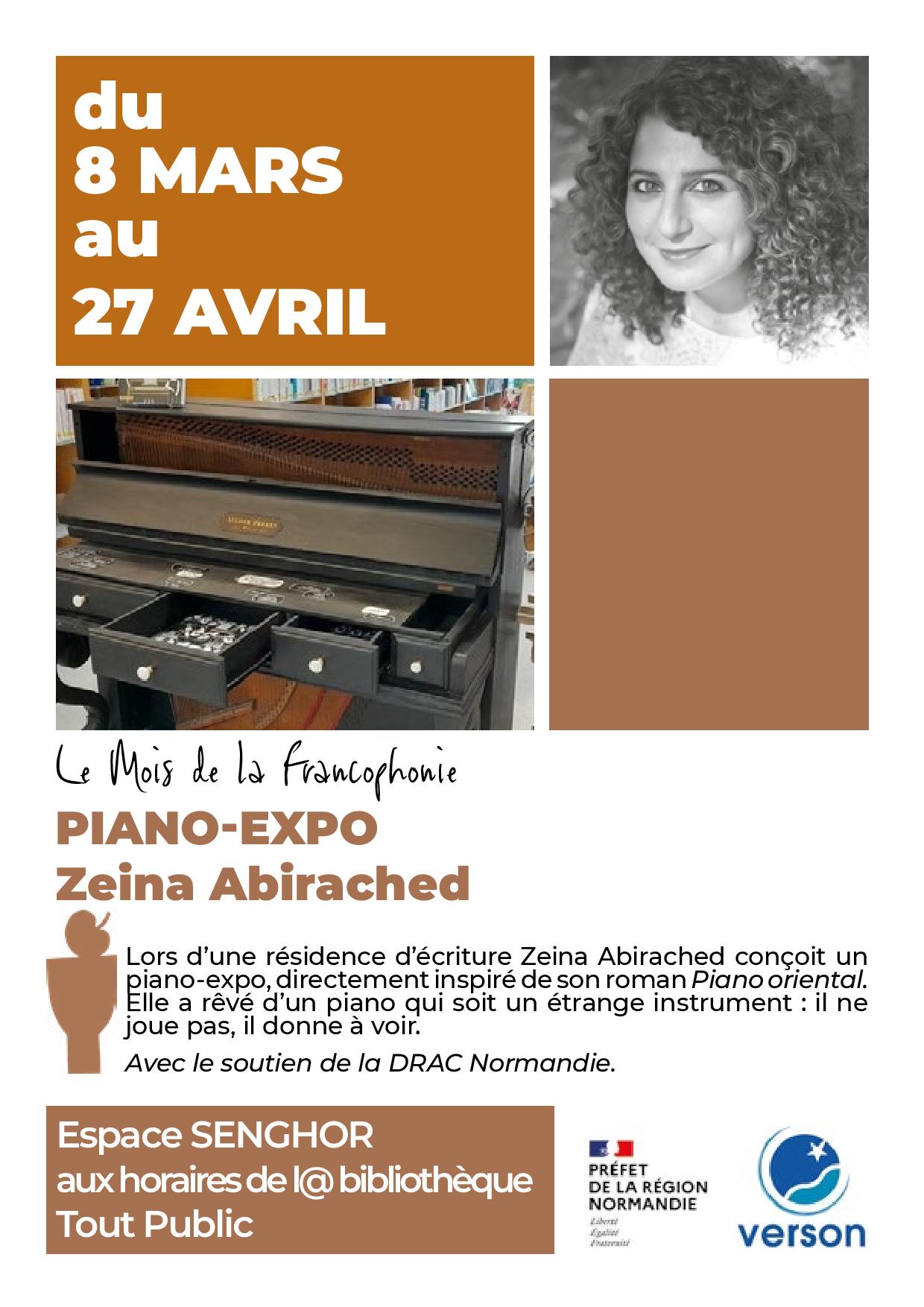 Le Piano-Expo - Zeina Abirached - Le Mois de la Francophonie | 
